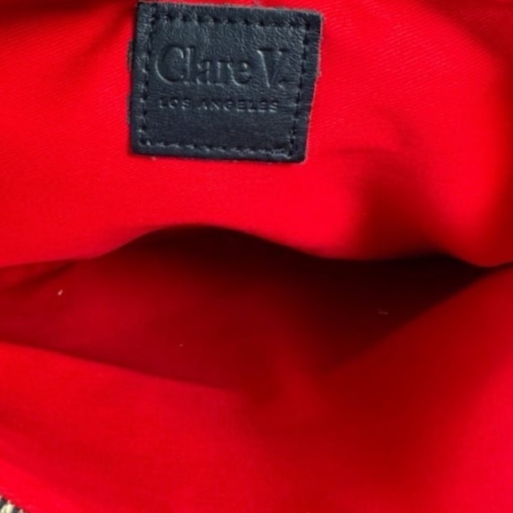 RARE Clare V fold over clutch, Marquis - Picture 5 of 10